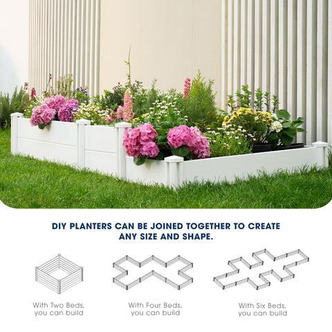 PASAMIC modular DIY layout shows customizable garden shapes.