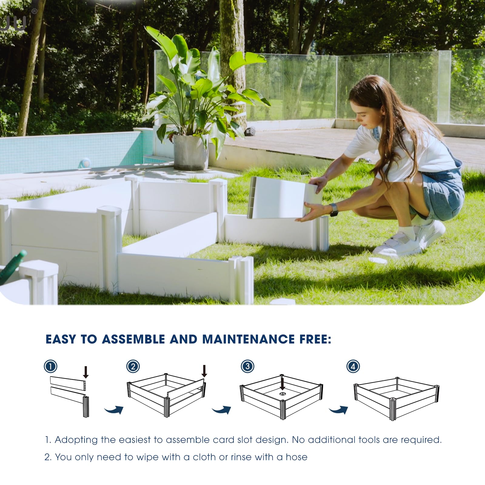 PASAMIC open-bottom design supports direct soil access for roots.