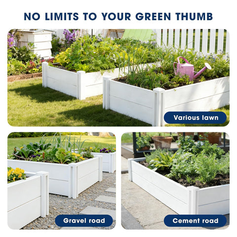 PASAMIC versatile bed for vegetables, herbs, or flowers.
