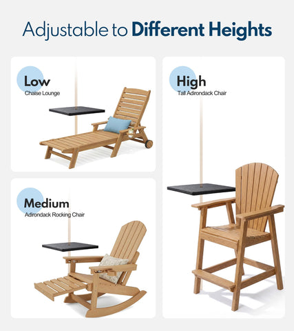 PASAMIC versatile use beside umbrellas chairs and poolside moments.