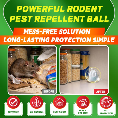 Paslda peppermint mouse repellent pouches in attic block rodents with natural aroma
