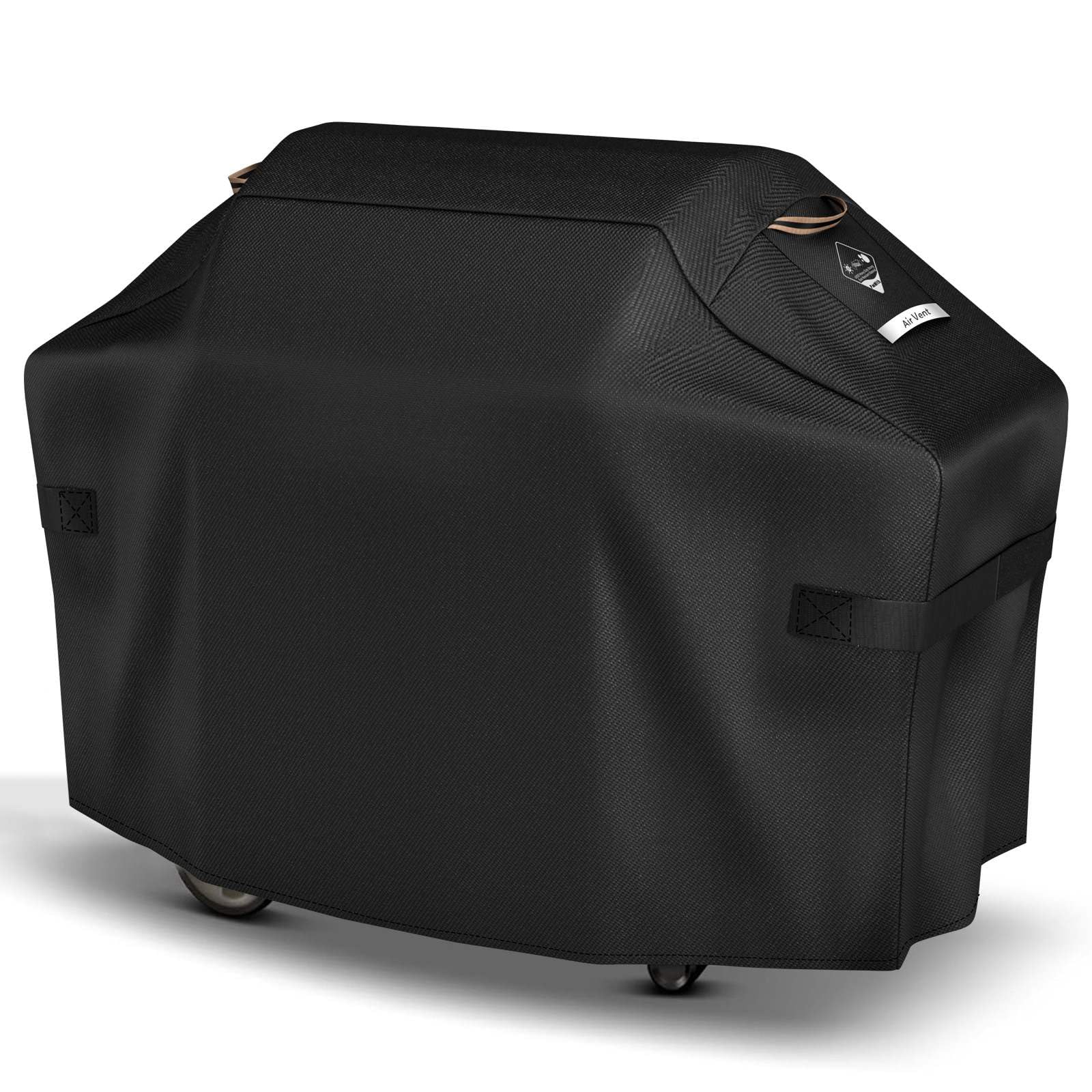 PasWith 55-inch grill cover fits 3-4 burner grills with extra space.