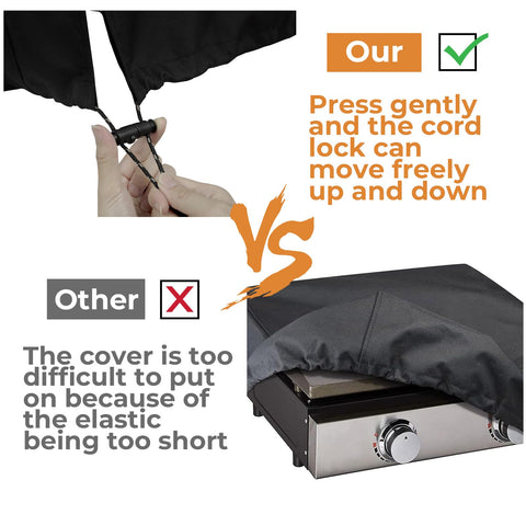PasWith compatible with Blackstone Adventure Ready and similar 22-inch tabletop griddles.