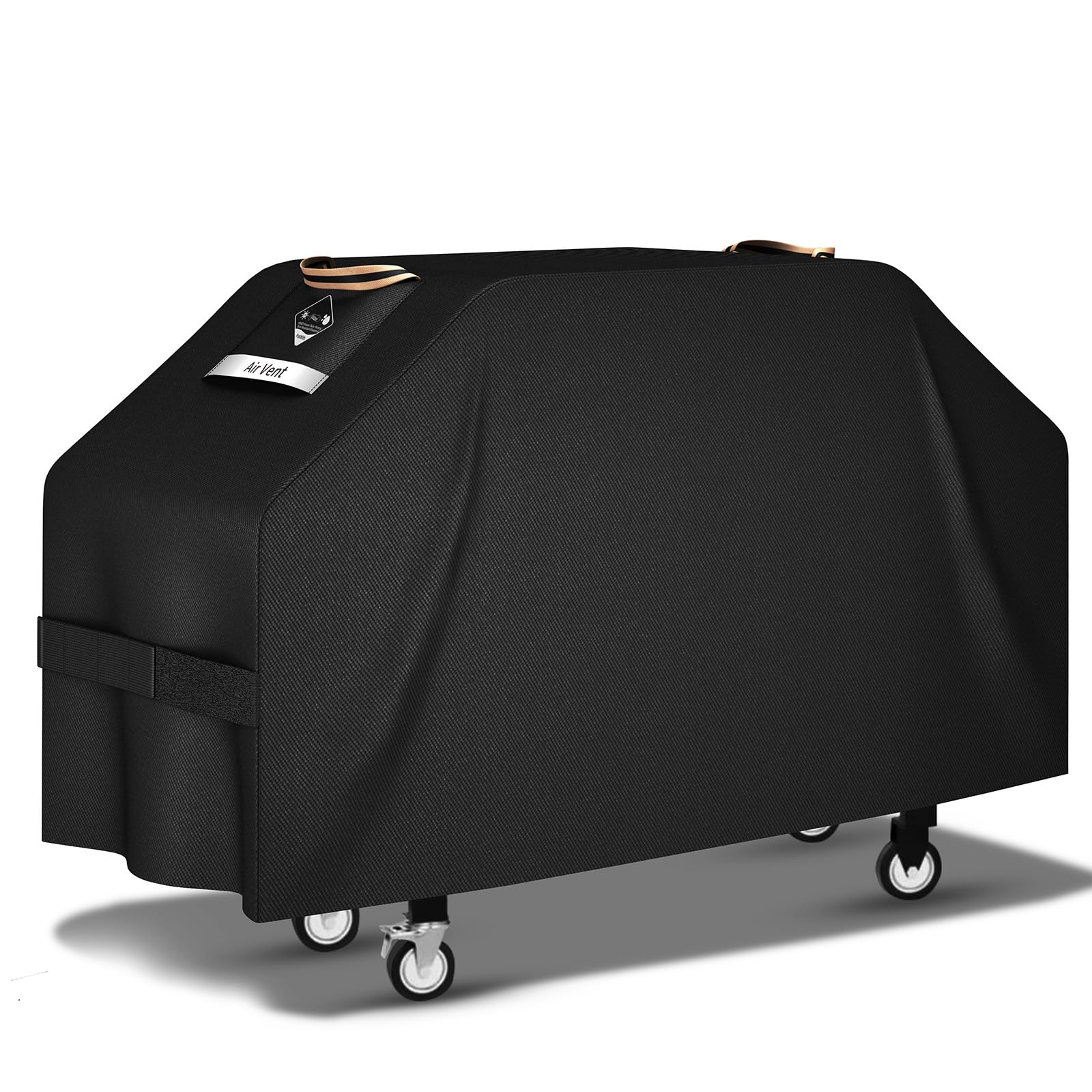 PasWith griddle cover 36-inch dimension protecting Blackstone grills from rain and rust