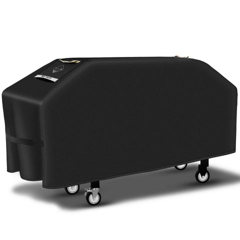 PasWith griddle cover 66.5W x 22.5D x 28H dimensions protects Blackstone 36-inch griddle from rain and dust.