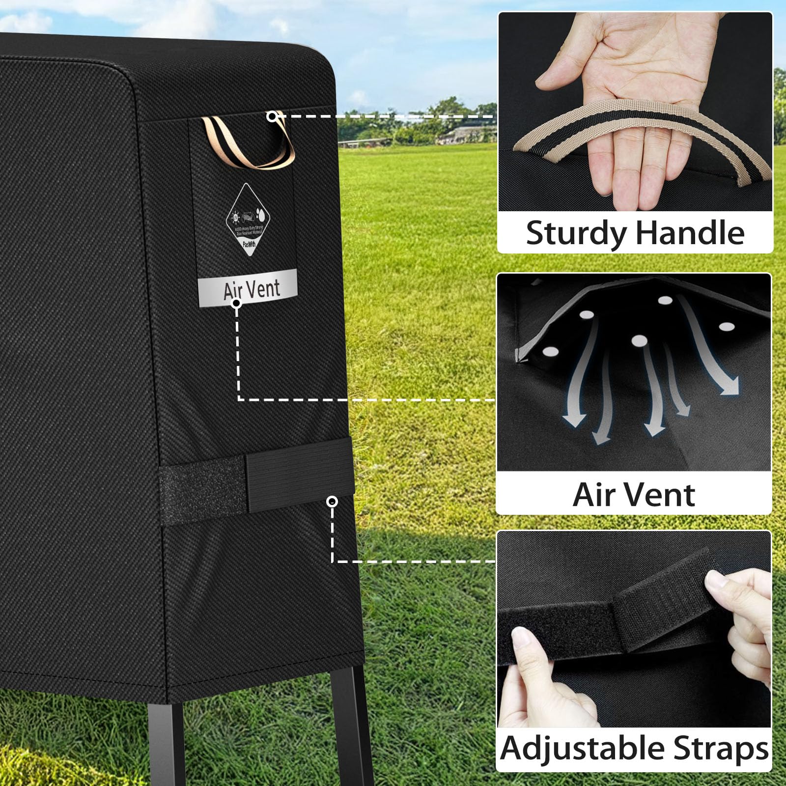 PasWith easy-clean design lets you rinse dirt away quickly.