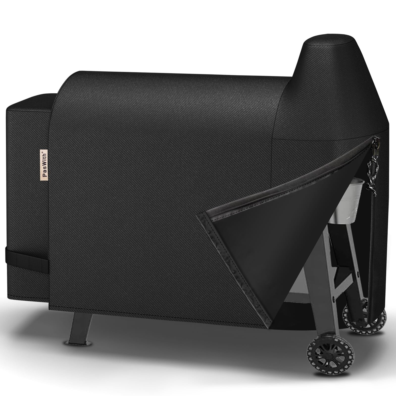 PasWith Pit Boss Austin XL cover protects a 62x24x47 inch grill.
