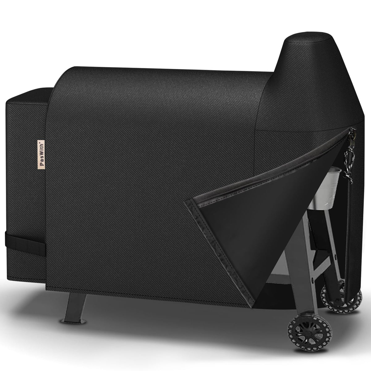 PasWith Pit Boss Austin XL cover protects a 62x24x47 inch grill.