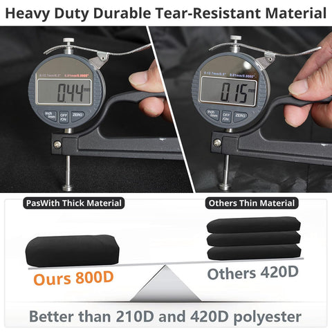 PasWith UV-resistant cover helps prevent sun fade on your grill