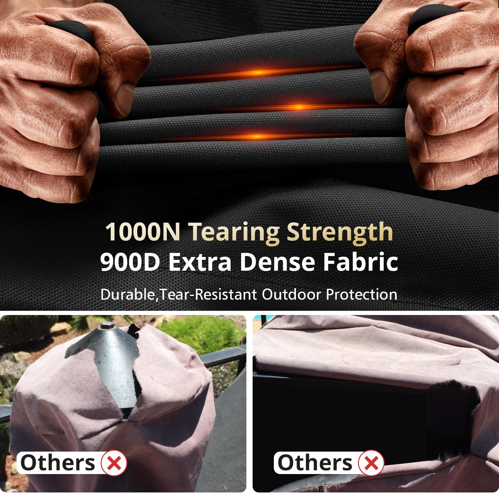 PasWith UV-resistant fabric resists fading under sun exposure.