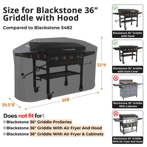 PasWith waterproof dual-layer fabric keeps your grill dry during heavy rain.