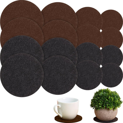 Patelai cork plant coasters 4-inch protecting surfaces from spills.