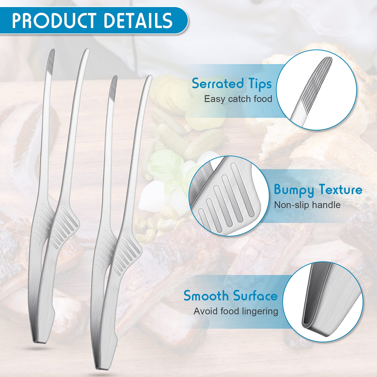 Patelai buffet-serving tongs for quick, tidy serving