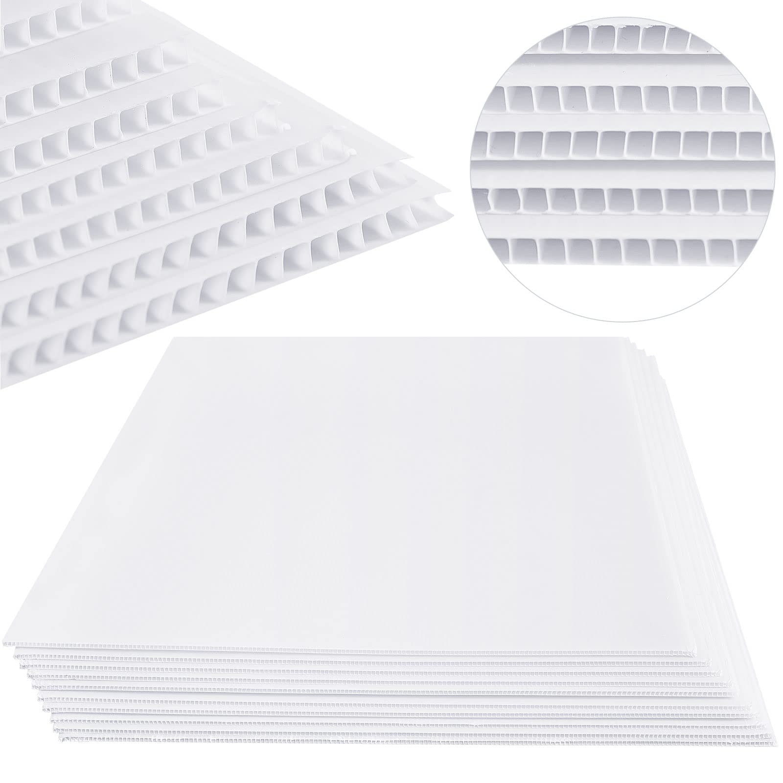 Patelai corrugated plastic sheet 24x36 inches, lightweight and weatherproof for outdoor signs.