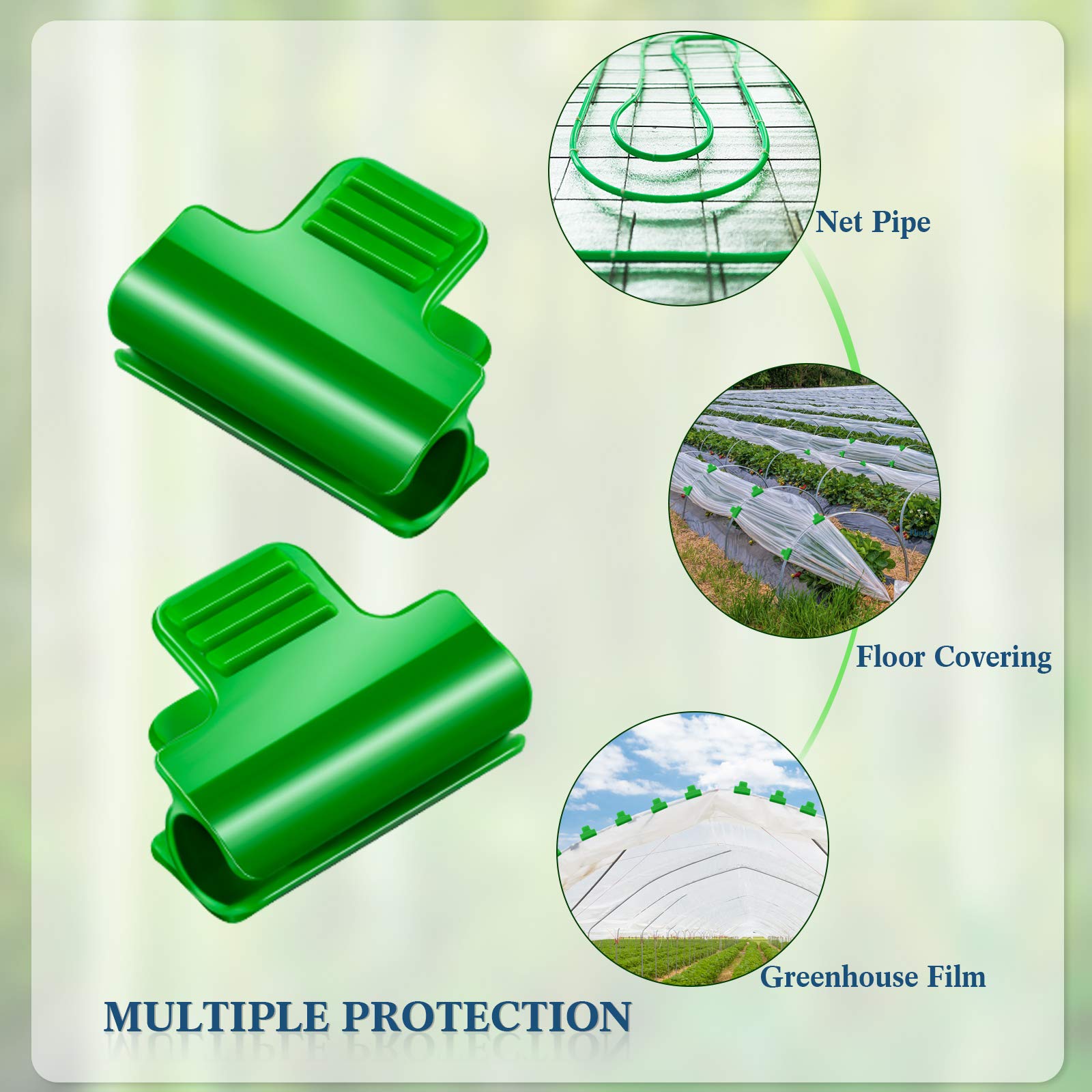 Patelai decorative green garden clip blends with plants and decor.