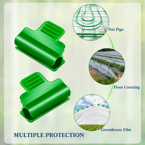 Patelai decorative green garden clip blends with plants and decor.