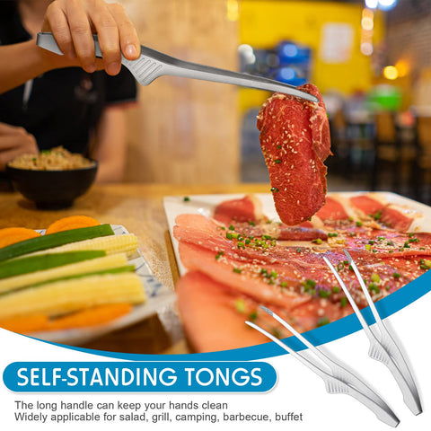 Patelai easy-clean tongs with smooth surfaces prevent residue