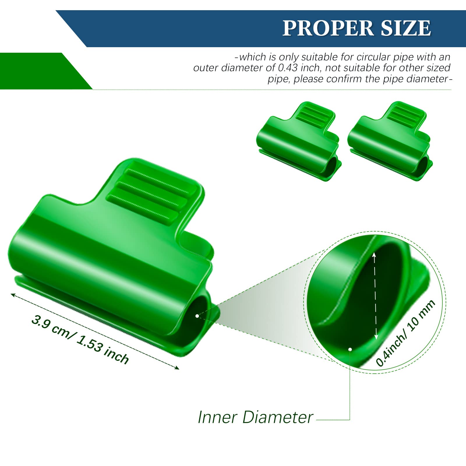 Patelai film row cover clip with threaded design for secure adjustment.