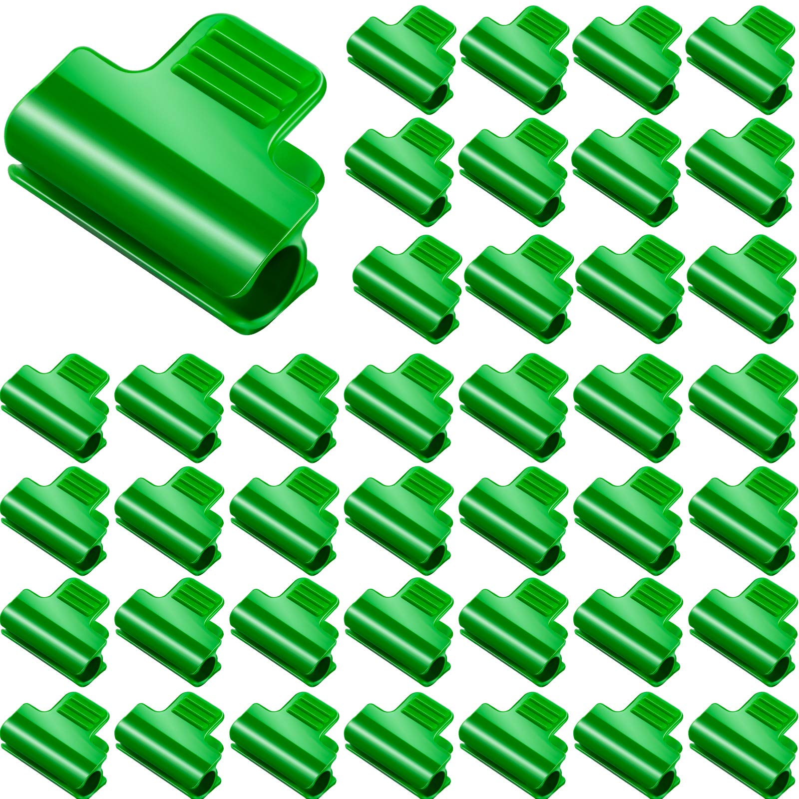 Patelai greenhouse clamps in a 40-pack for easy garden setup.