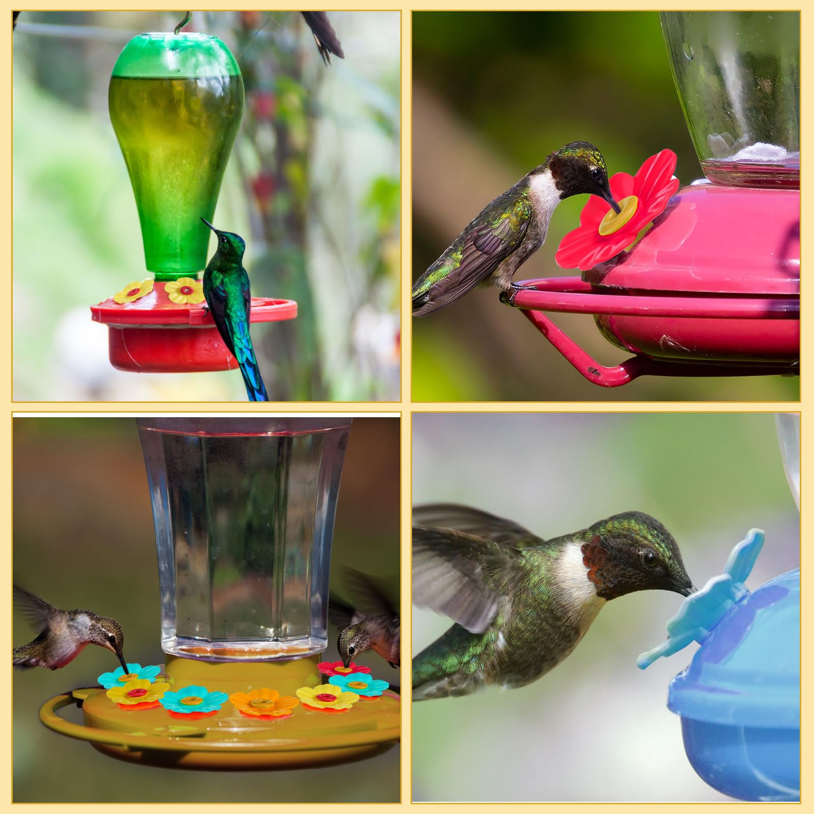 Patelai multicolor flower ports provide durable, UV-resistant replacement parts