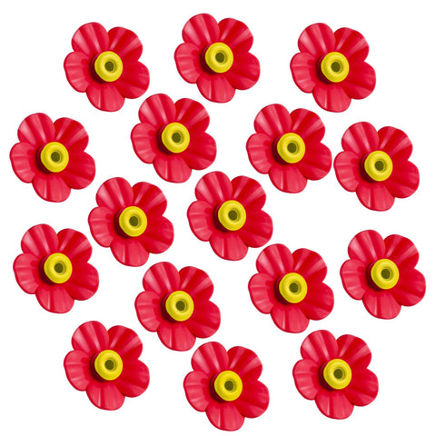 Patelai hummingbird feeders replacement flowers front view for outdoor durability