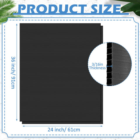 Patelai poster board blank back side, ideal for double-sided messaging.