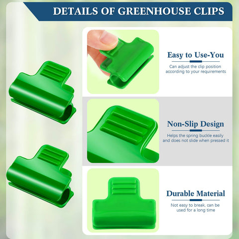 Patelai PP plastic clamps offer durable, rust-free performance in the garden.