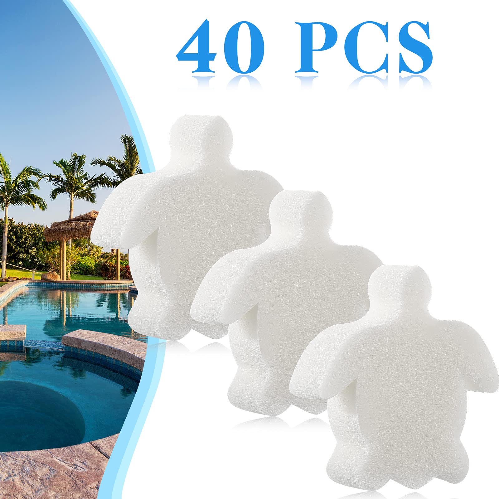 Patelai sea turtle bathtub sponge clears soap scum for easier maintenance.