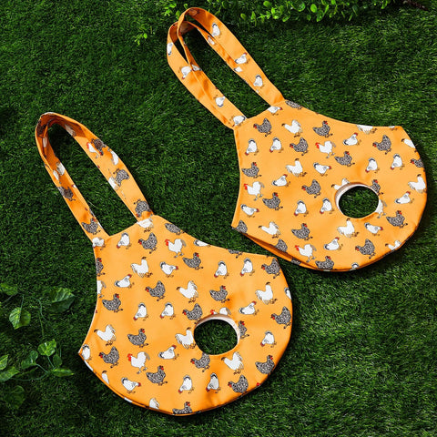 Paterr chicken holder bag easy-clean feature supports machine or hand washing.