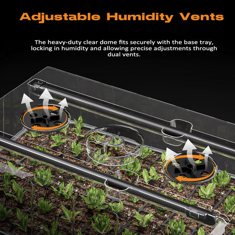 Patigrow plant stands and labels organize seed projects