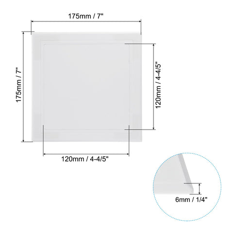 PATIKIL access panel adhesive back shows quick DIY mounting.