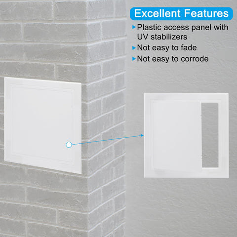 PATIKIL drywall access panel installation in wall demonstrating services access.