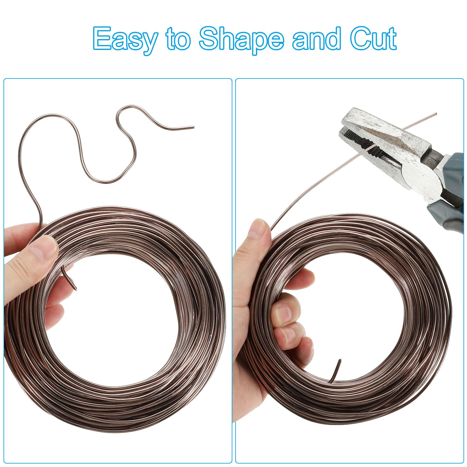 PATIKIL brown wire for indoor bonsai pots