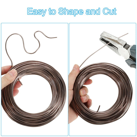 PATIKIL brown wire for indoor bonsai pots