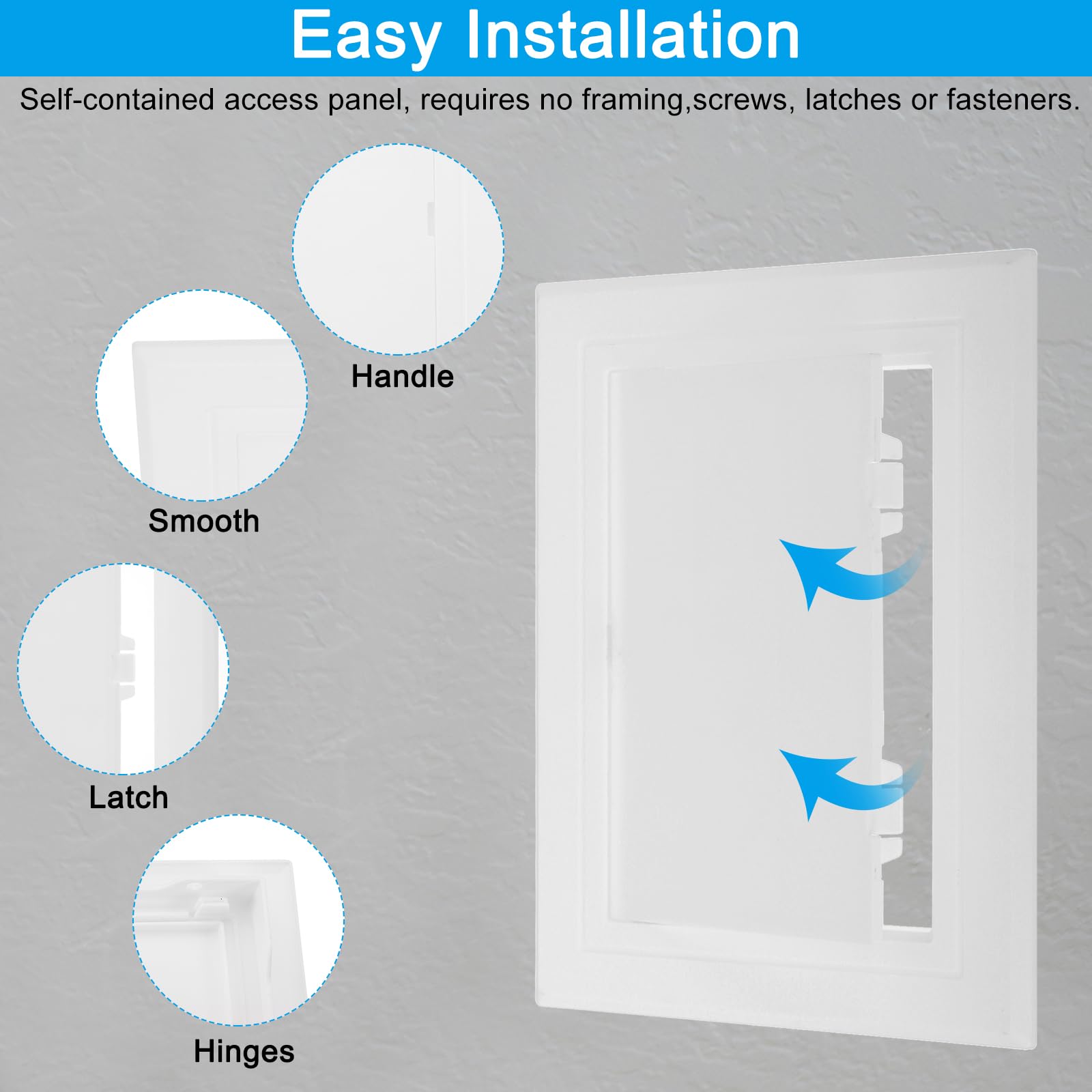 PATIKIL wall opening cover suitable for electrical, plumbing, or duct system access