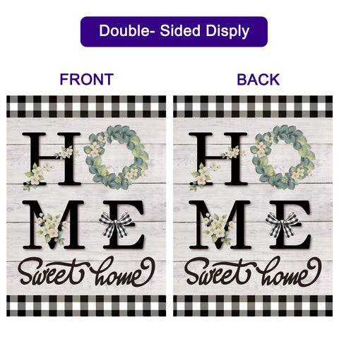 Pating washable yard flags, easy maintenance for year-round use.