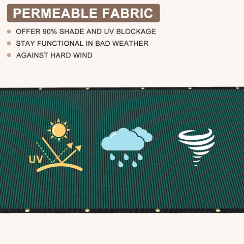 Patiobay reinforced edge design resists tearing for long-lasting outdoor use.
