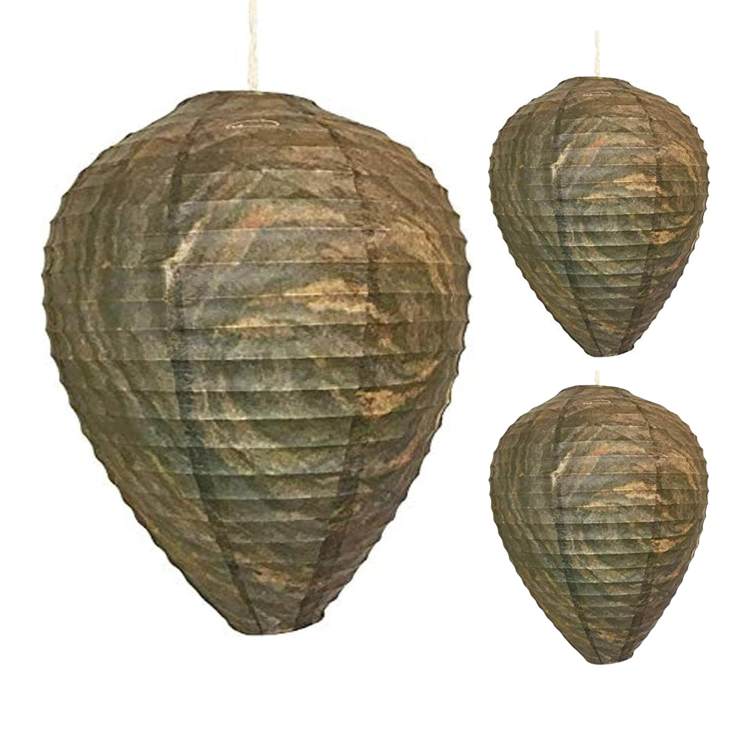 Patio Eden wasp nest decoy 3-pack, realistic size to deter nests