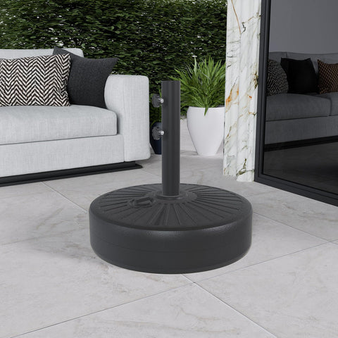 Patio Kingdom 22L base with dual knobs for secure locking.