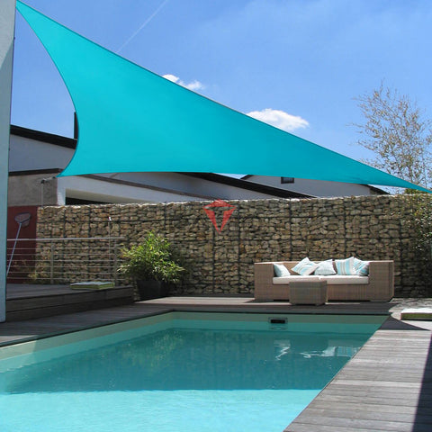 Patio Paradise setup on a patio under breathable shade