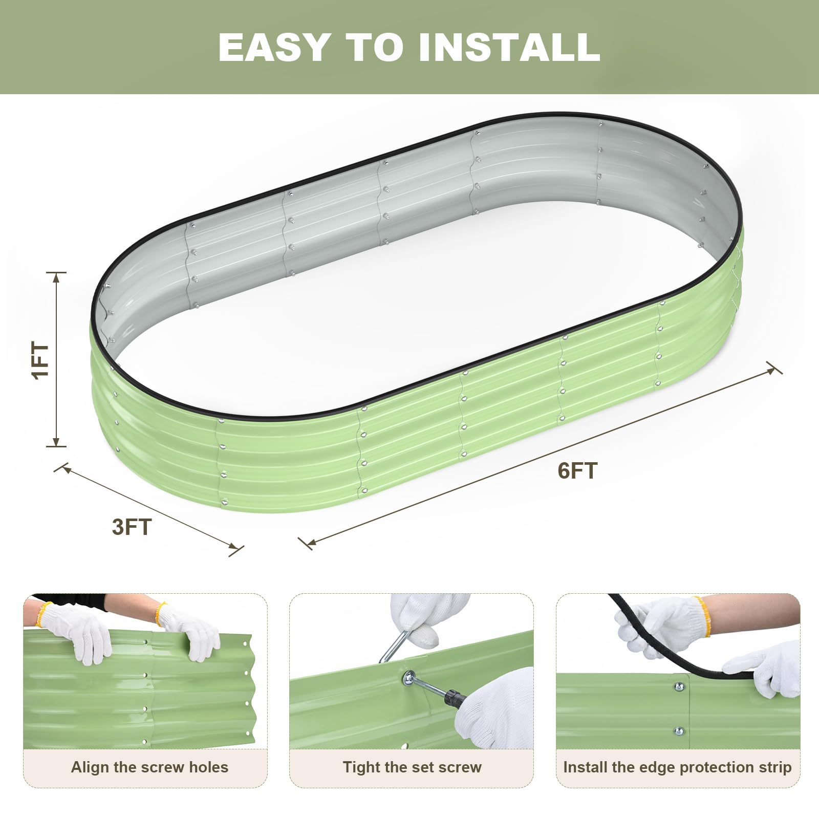 Patiobay hand wrench speeds assembly with simple hardware.