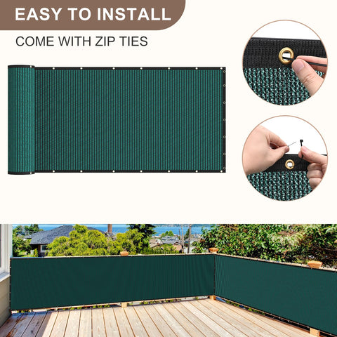 Dark green Patiobay screen suits backyards and garden spaces.