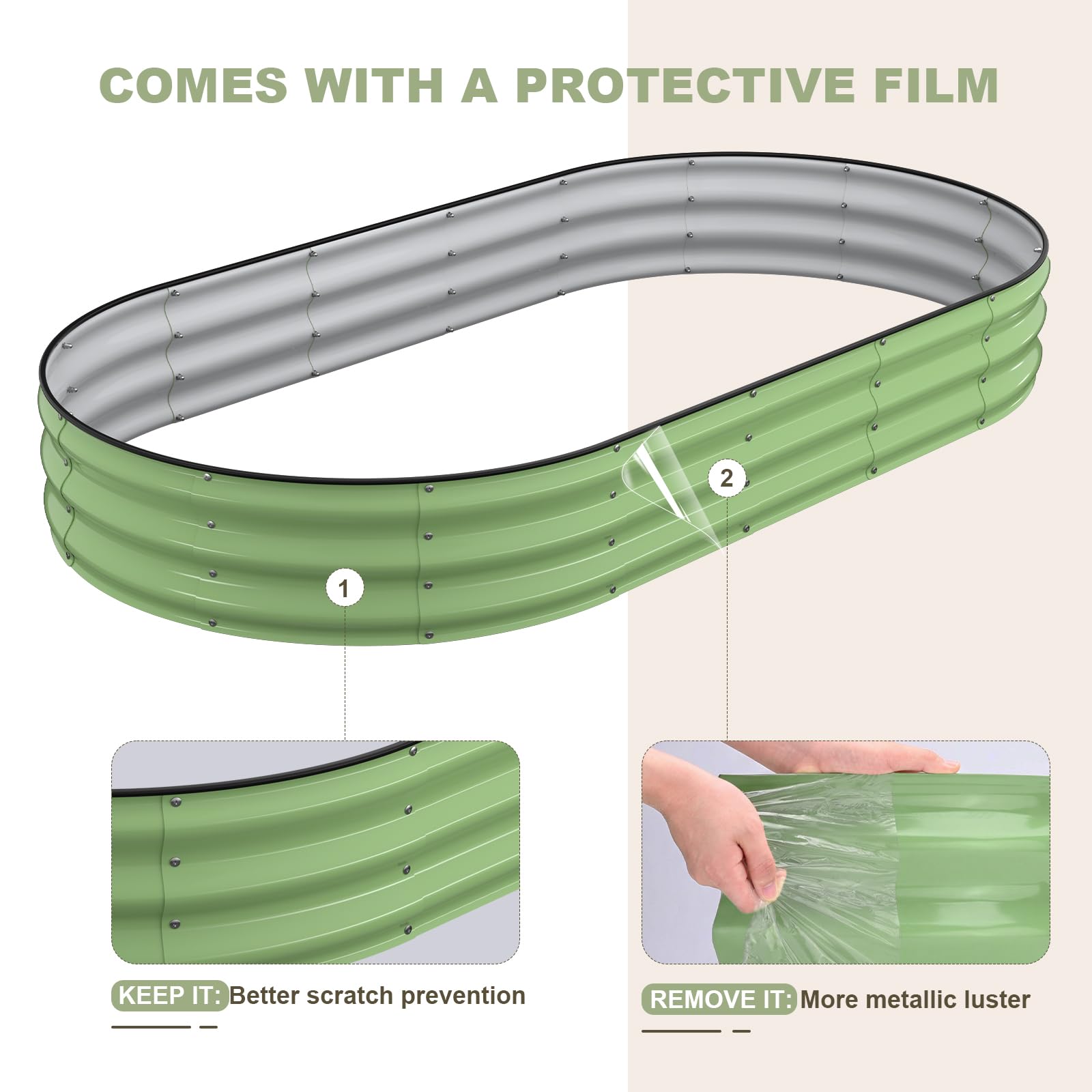 Patiobay safety edging with rubber strip improves user protection