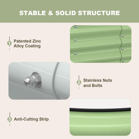 Patiobay safety edging reduces risk during setup and maintenance.