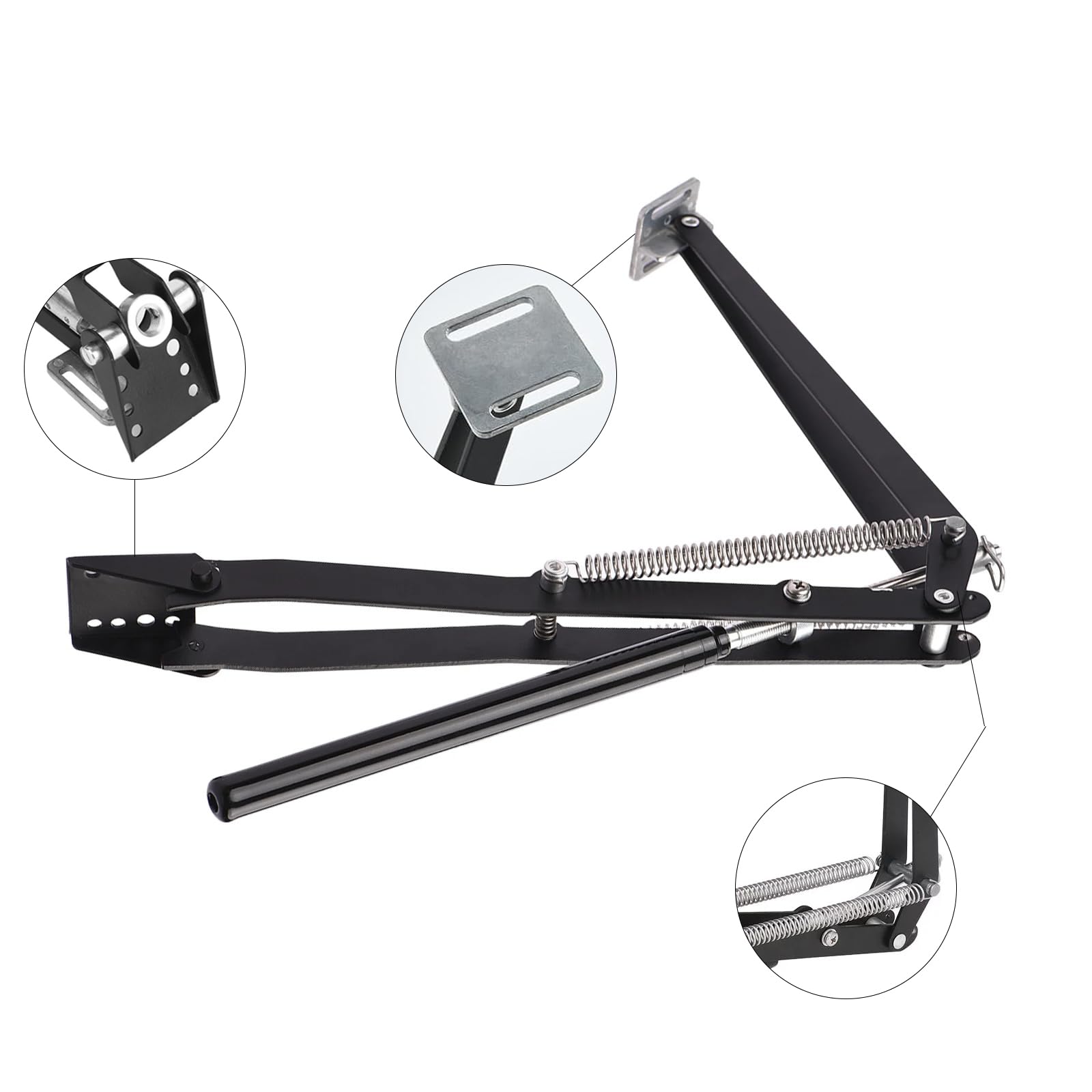 PATIOHZ dual spring design provides strong vent thrust in wind.
