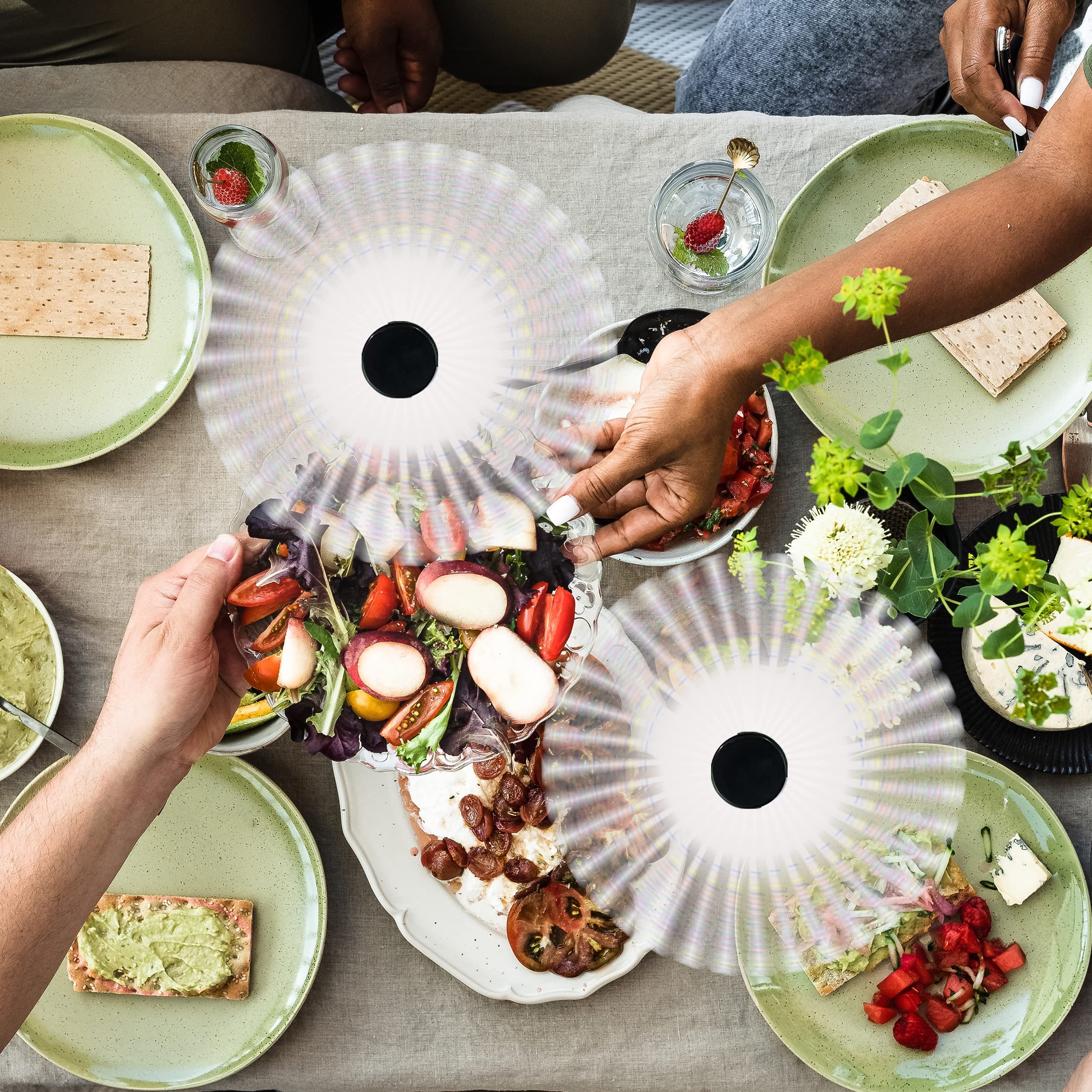 PATIOSIR suitable for BBQs and outdoor parties.