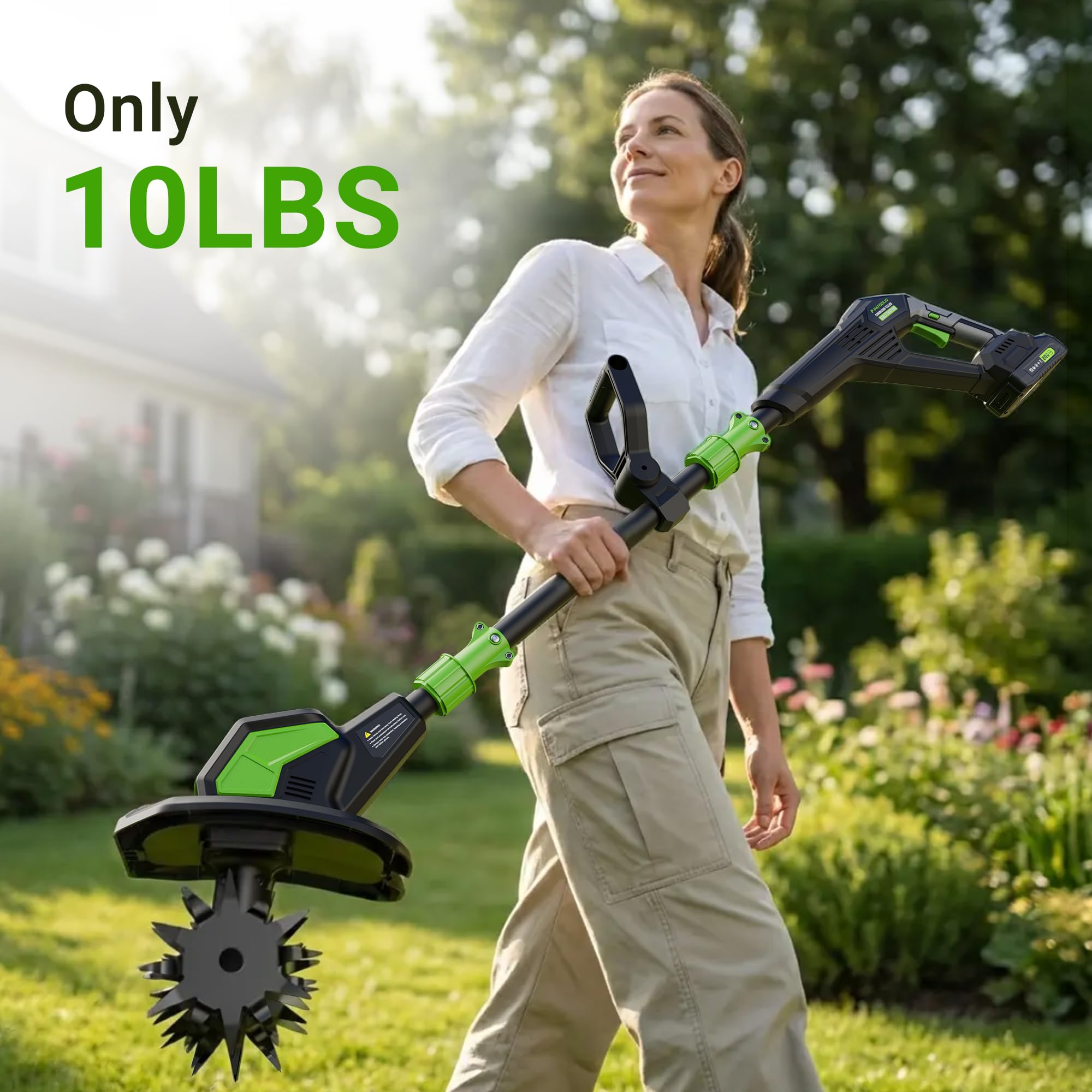 Patoolio detachable tines simplify cleaning and maintenance.