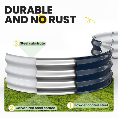 Pattiumo 1-ft raised height reduces bending for comfortable gardening.