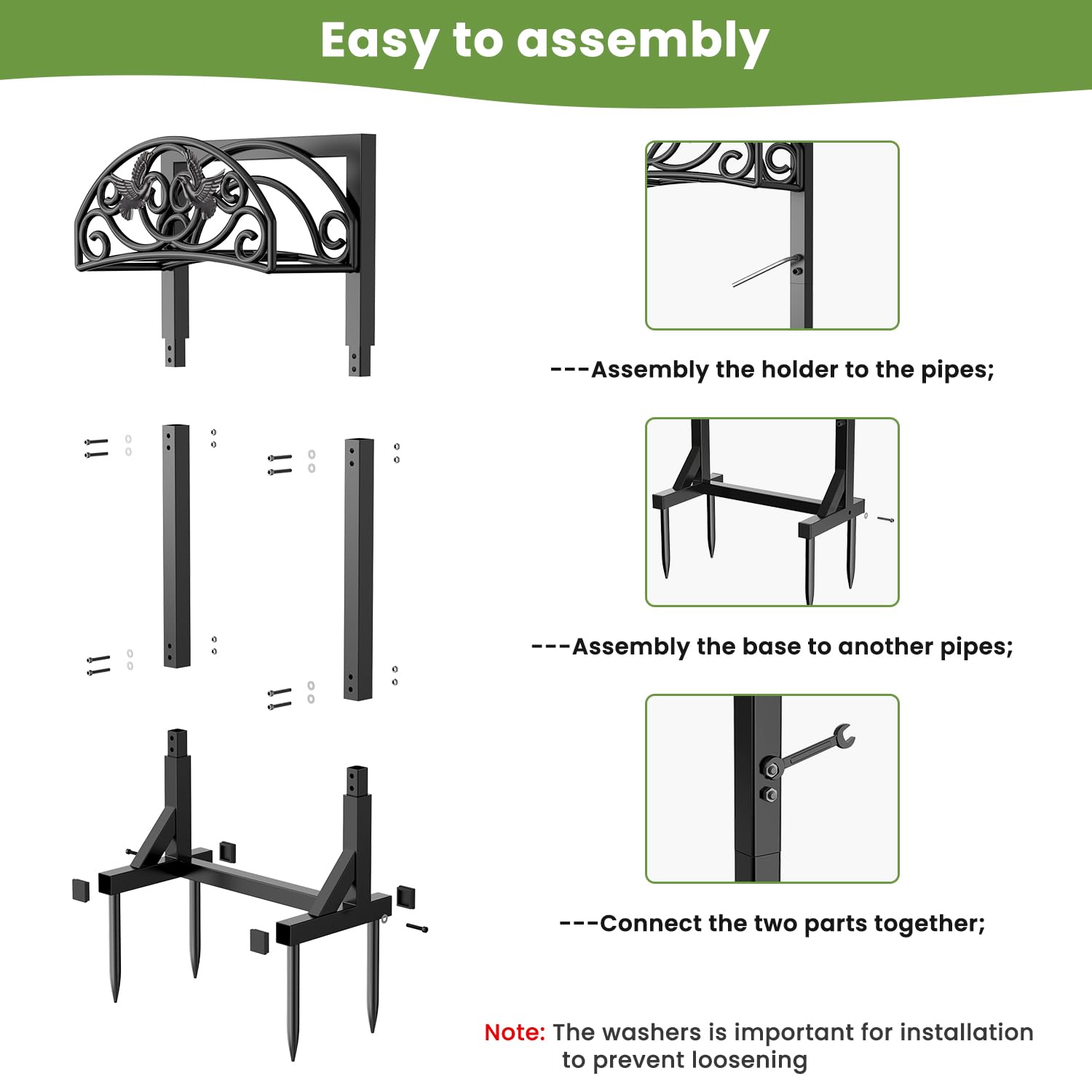 Pattiumo freestanding design moves with your watering zone changes.