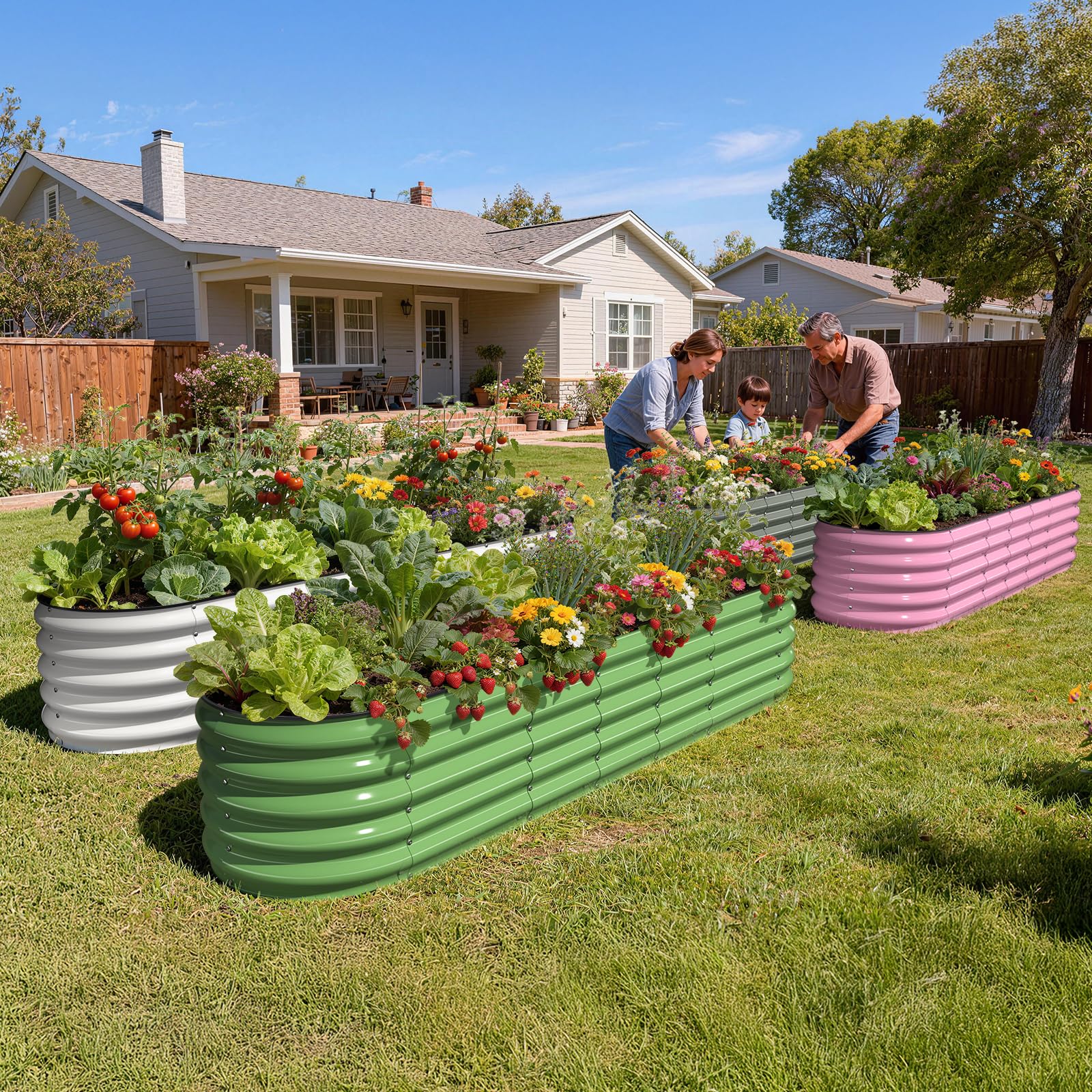 Pattiumo outdoor patio setup, easy to assemble bed
